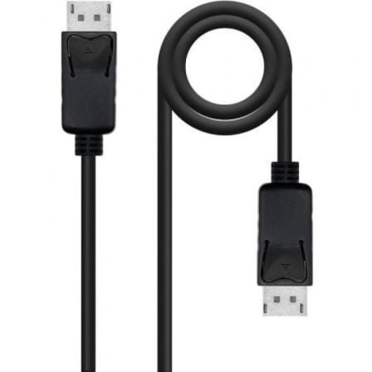 Cable DisplayPort Nanocable 10.15.2702 2m 4K 1.2 Negro CCS Blindado