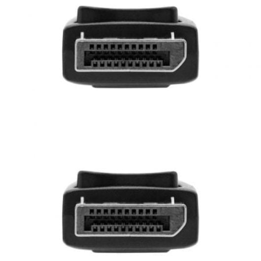 Cable DisplayPort Nanocable 10.15.2702 2m 4K 1.2 Negro CCS Blindado
