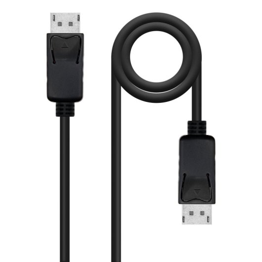 Cable DisplayPort Nanocable 10.15.2702 2m 4K 1.2 Negro CCS Blindado