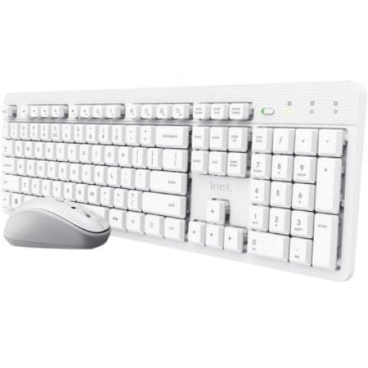 Teclado de membrana Trust Ody II Layout ES inalámbrico ratón silencioso USB pila