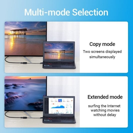 Conversor Vention HBCBB Mini DisplayPort Macho para HDMI Fêmea 4K a 30 Hz com Blindagem Dupla
