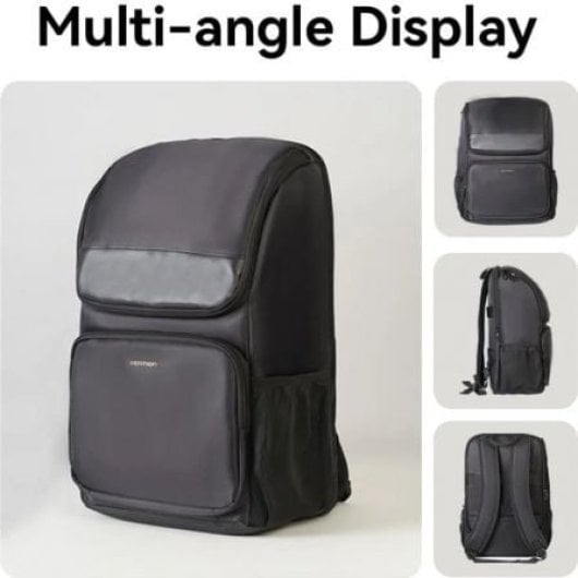 Mochila Vention KROB0 para portáteis até 15,6″ 19L à prova de água preta