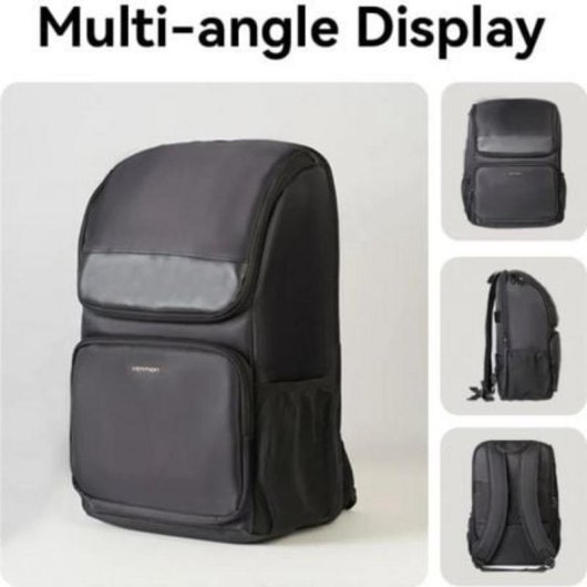 Mochila Vention KROB0 para portáteis até 15,6" 19L impermeável preta