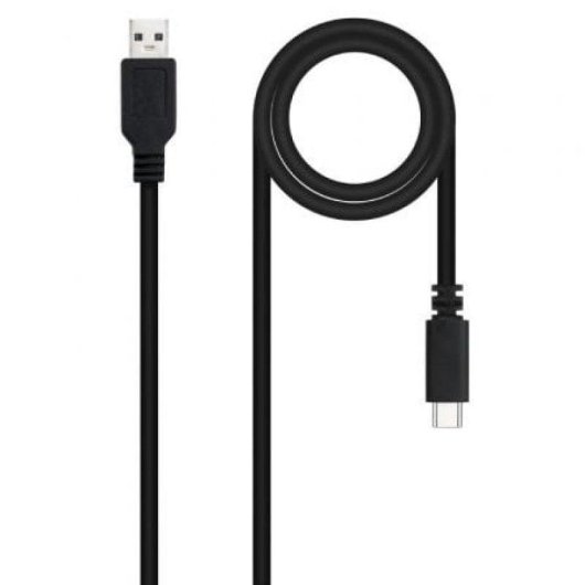 Cable USB 2.0 Nanocable 10.01.2101-L150 1.5m Negro 3A 480Mbps