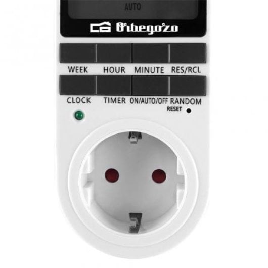 Orbegozo PG 25 Digitalprogrammierer 24h 16 Anti-Diebstahl-Programme 3680W LCD