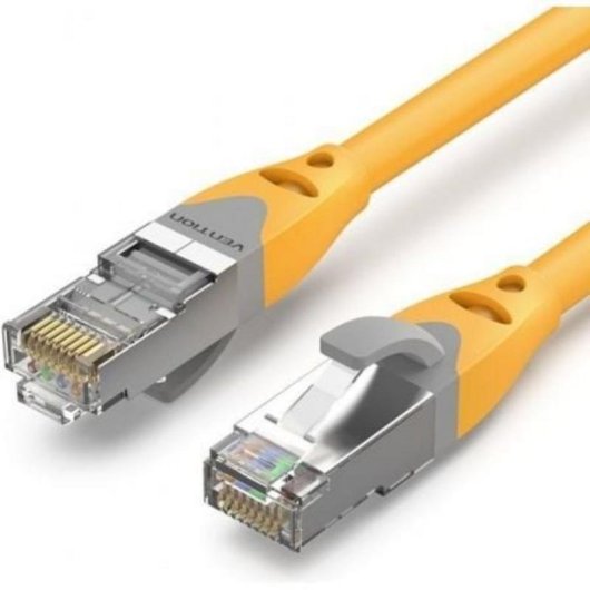 Cabo de Rede Vention IBHYI Cat.6A SFTP 3m Amarelo 10Gbps/dourado