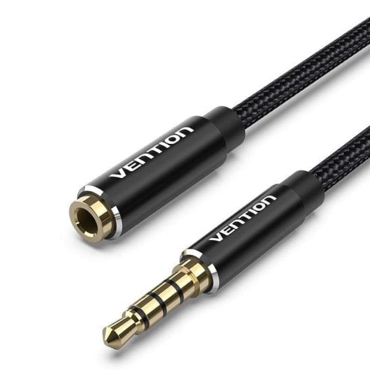 Câble Audio Vention BHCBH Jack 3,5 mm Macho à Hembra 2 m Noir
