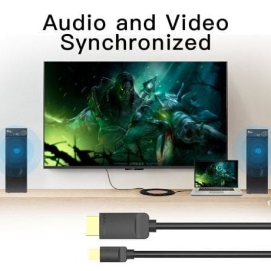 Cable conversor Vention HABBG Mini DisplayPort a HDMI 1080P 1.5m negro