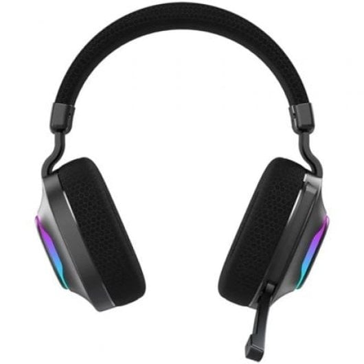 Auriculares sem fios Bluetooth 5.4 HIDITEC com conector de 3,5 mm, microfone e ARGB