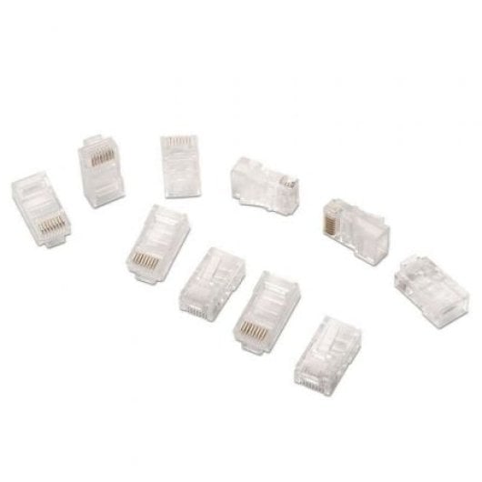 Conector RJ45 AISENS A138-0290 Transparente Cat5e UTP 8 contactos (10 Uds)