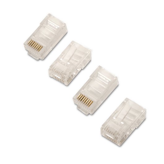 Conector RJ45 AISENS A138-0290 Transparente Cat5e UTP 8 contactos (10 Uds)
