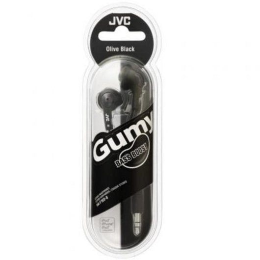 JVC HA-F160-B-E kabelgebundene In-Ear Kopfhörer 3,5mm Klinke Bassverstärkung ergonomisch schwarz