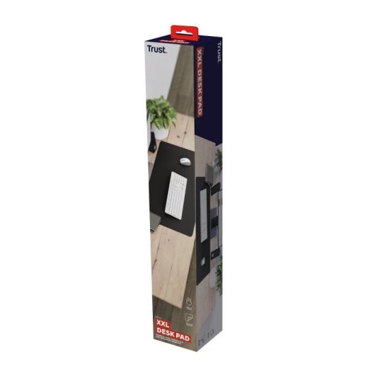 Alfombrilla Trust Benya XXL 900x430mm PVC vegano Antideslizante Negro