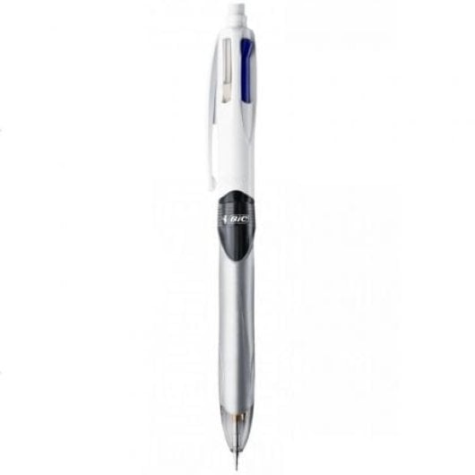 Bolígrafo BIC 4 Colours 3+1 HB Retráctil 4 Colores Tinta y Portaminas 12 Recambios