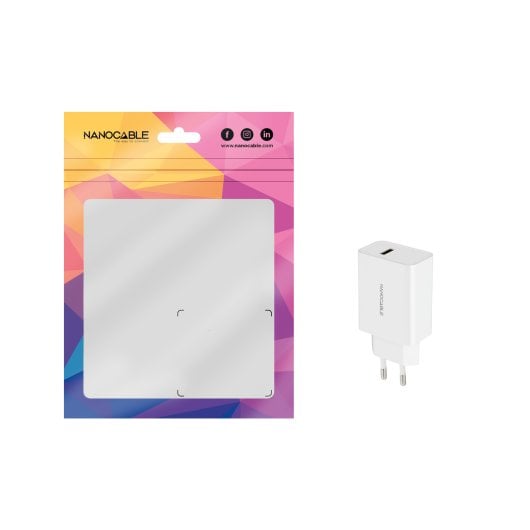Nanocable USB-Ladegerät 5V/2,1A 1xUSB-A Weiß Kompakt Universal