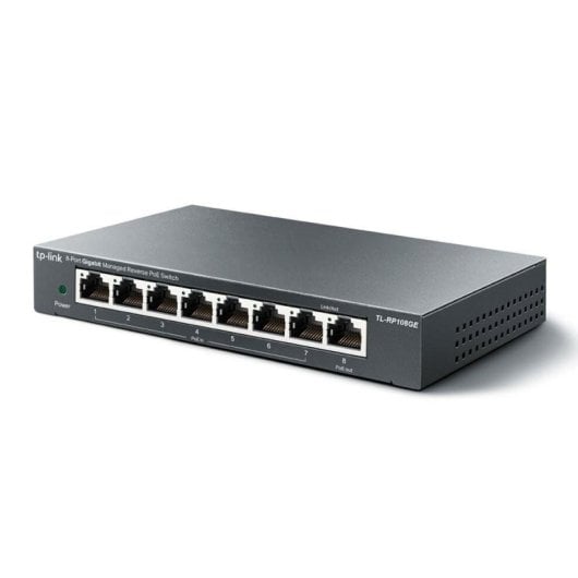 Commutateur géré Gigabit PoE 8 ports TP-Link TL-RP108GE, boîtier métallique L2