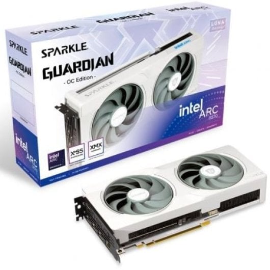Scheda grafica Sparkle Intel Arc B570 Guardian Luna OC 10 GB GDDR6 TORN 2.0 Ray Tracing
