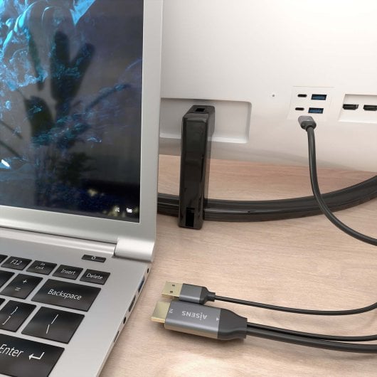 Cable conversor HDMI 2.0 macho USB-A macho a USB-C macho AISENS A109-0871 4K 1.8m negro