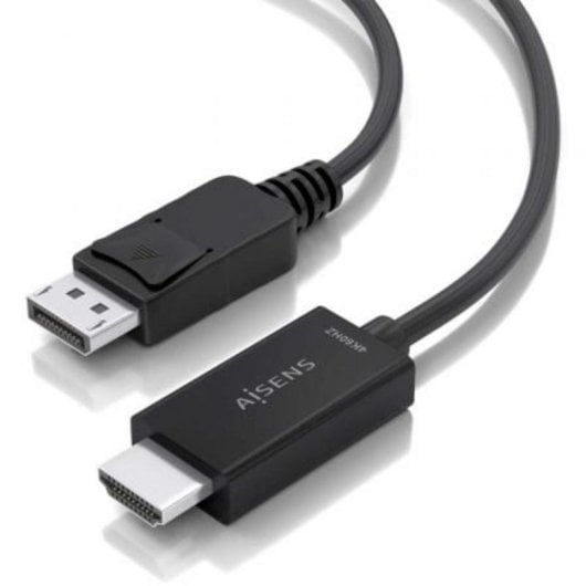 Adattatore video Aisens A125-0891 DisplayPort HDMI 4K 60Hz 0,6m Nero