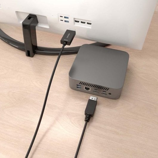 Adattatore video Aisens A125-0891 DisplayPort HDMI 4K 60Hz 0,6m Nero