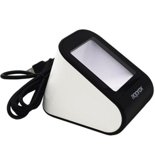 Lector de Códigos de Barras APPROX appLS20DESK+ 1D/2D PDF QR USB Auto Detección Blanco/Negro