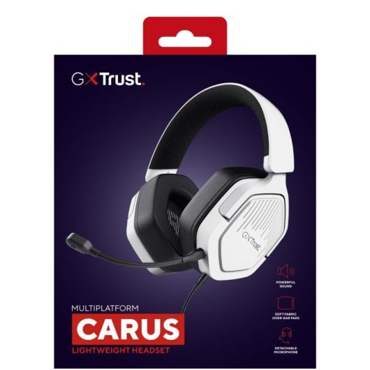 Auriculares Trust con cable Jack 3.5 y micrófono extraíble para gaming