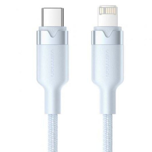 Cable Vention LALSH USB Tipo-C Lightning 27W 480Mbps 2m Azul