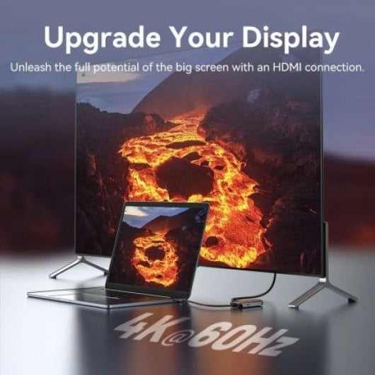 Docking Vention TQAHB 1xHDMI 1xUSB 1xVGA 1xUSB-C PD Grigio