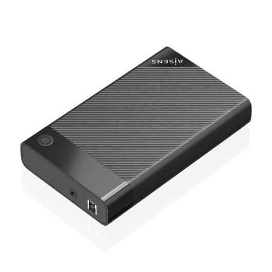 Caixa externa 3,5″ AISENS ASE-3529B ABS Preto USB 3.0 UASP Instalação sem ferramentas