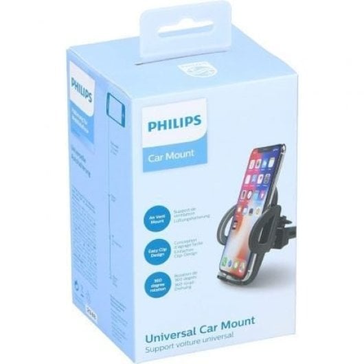 Philips DLK3531 Schwarzer Smartphone-Halter, Rackmontage, bis zu 6 Zoll
