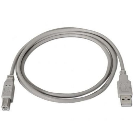 Cable USB 2.0 AISENS A101-0004 4.5m USB A-USB B haute vitesse beige
