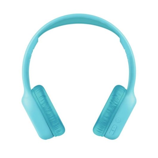 Auriculares Trust Nouna Kids sem fios Bluetooth com microfone e limite 85 dB azul