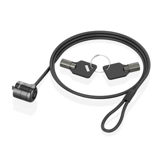 Cable de seguridad AISENS ASLK-D40K04-BK 1.5m acero cerradura con llave Kensington