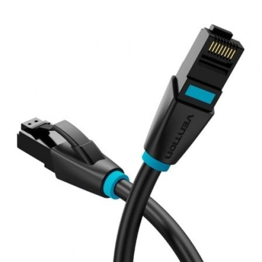Vention IBKBK Cat.6A 8m 26AWG UTP PVC-Netzwerkkabel Schwarz
