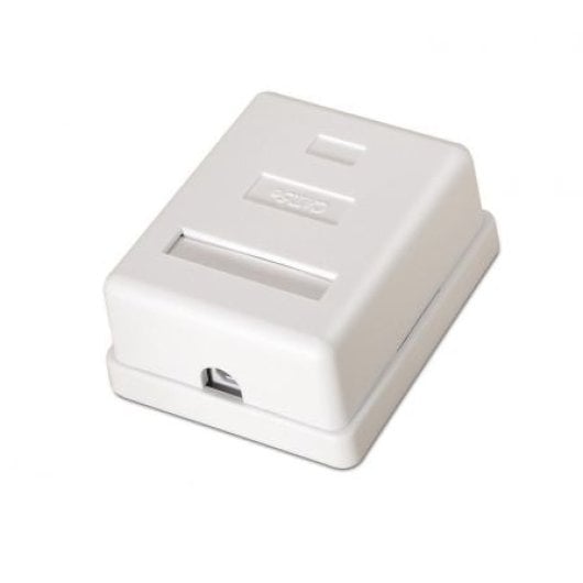 Roseta de superficie AISENS A138-0296 Cat.5e 1 toma RJ45 UTP Blanco