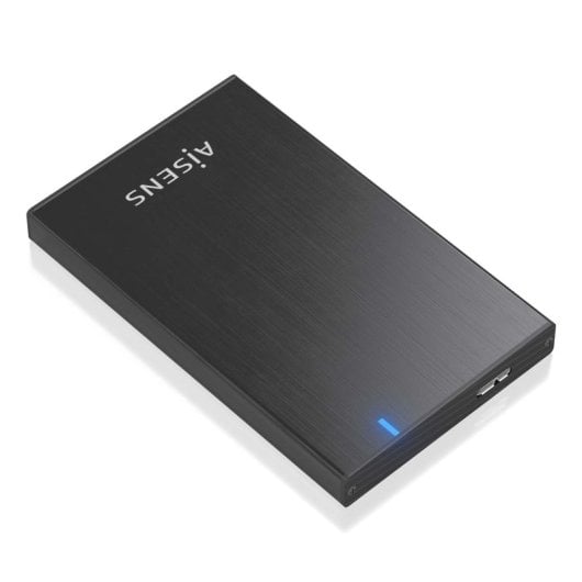 Caja externa 2.5? SATA AISENS ASE-2527B Aluminio Negro USB 3.0 LED para HDD/SSD