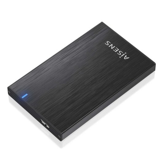 Caja externa 2.5? SATA AISENS ASE-2527B Aluminio Negro USB 3.0 LED para HDD/SSD