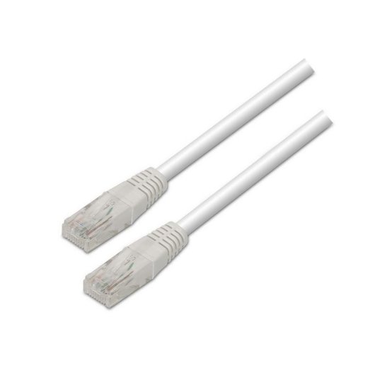 Cabo de rede AISENS A135-0252 Cat.6 RJ45 UTP 100% cobre AWG24 3m branco