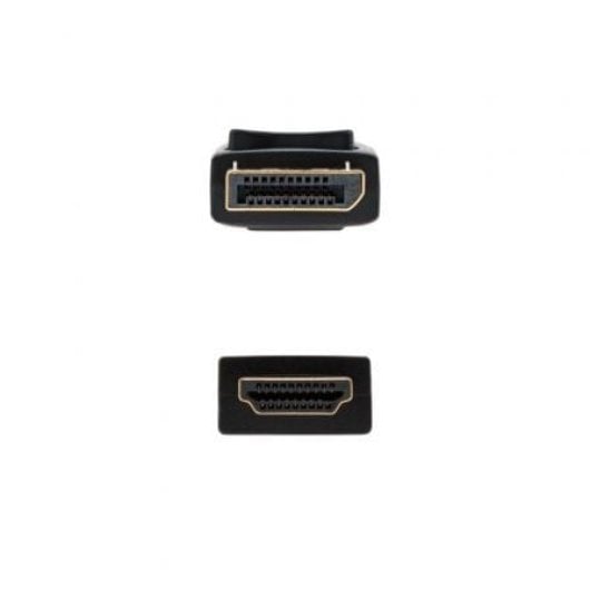 Cavo convertitore DisplayPort maschio-HDMI maschio 4K Nanocable 10.15.4300, 0,5 m, oro e nero