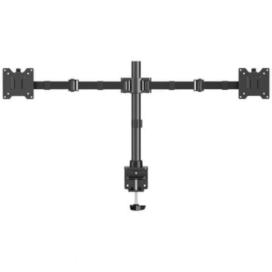Support de bureau pivotant noir AISENS DT35TSR-359 pour 2 écrans 17-35 pouces / 20 kg par bras