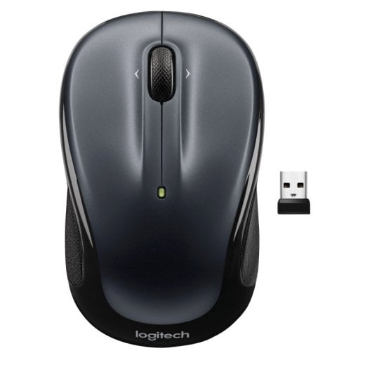 Souris sans fil Logitech M325s Argent foncé - Précision optique 1000 Dpi pour un confort et une praticité inégalés - Design élégant pour une totale liberté de mouvement.