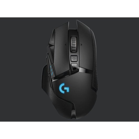 Souris Gaming sans fil Logitech G502 Lightspeed Noir - Performance, rapidité et confort pour les joueurs exigeants - Compatibilité multiplateforme - 11 boutons programmables - Batterie rechargeable longue durée - Capteur optique Hero 16k