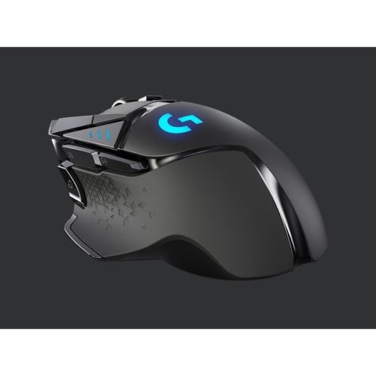 Souris Gaming sans fil Logitech G502 Lightspeed Noir - Performance, rapidité et confort pour les joueurs exigeants - Compatibilité multiplateforme - 11 boutons programmables - Batterie rechargeable longue durée - Capteur optique Hero 16k