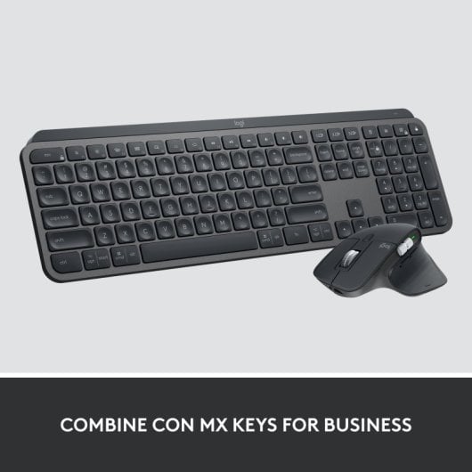 Logitech Mx Master 3s kabellose Maus mit Darkfield-Technologie für maximale Präzision. 7 programmierbare Tasten, Bluetooth-Konnektivität und wiederaufladbarer Akku.