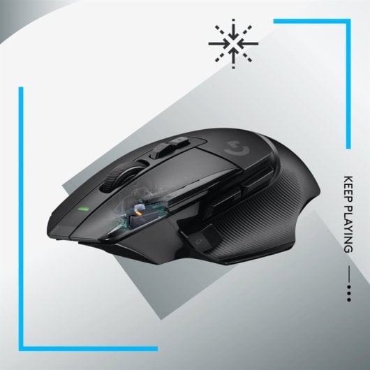 Ratón Logitech inalámbrico LIGHTSPEED 11 botones programables agarre personalizable