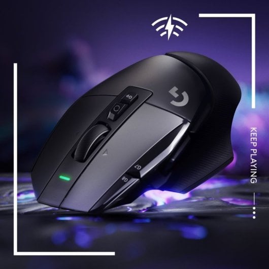Ratón Logitech inalámbrico LIGHTSPEED 11 botones programables agarre personalizable