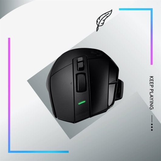Ratón Logitech inalámbrico LIGHTSPEED 11 botones programables agarre personalizable