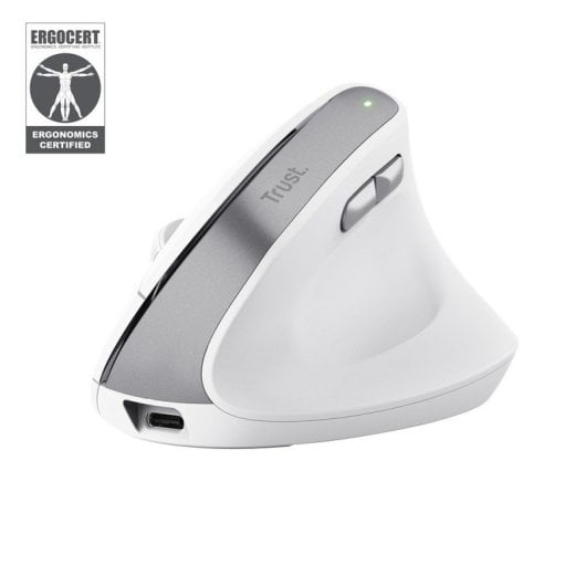 Rato Semi Fio ergonomico Trust Bayo Ii 2400 Dpi Bianco