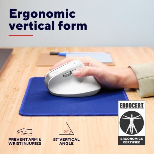 Rato Semi Fio ergonomico Trust Bayo Ii 2400 Dpi Bianco