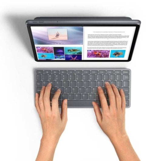 Lenovo Multi-Device Tab Luna Layout PT-PT Tastiera a membrana Bluetooth USB-C 3 dispositivi 12 tasti di scelta rapida